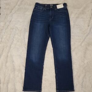 a.n.a. High Rise Straight 8 Dark Wash NWT